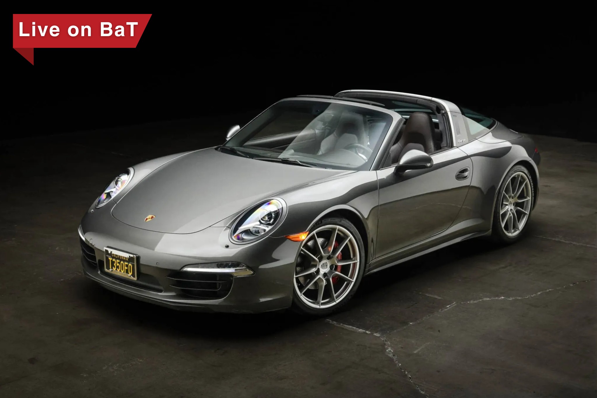 26k-Mile 2015 Porsche 911 Targa 4S