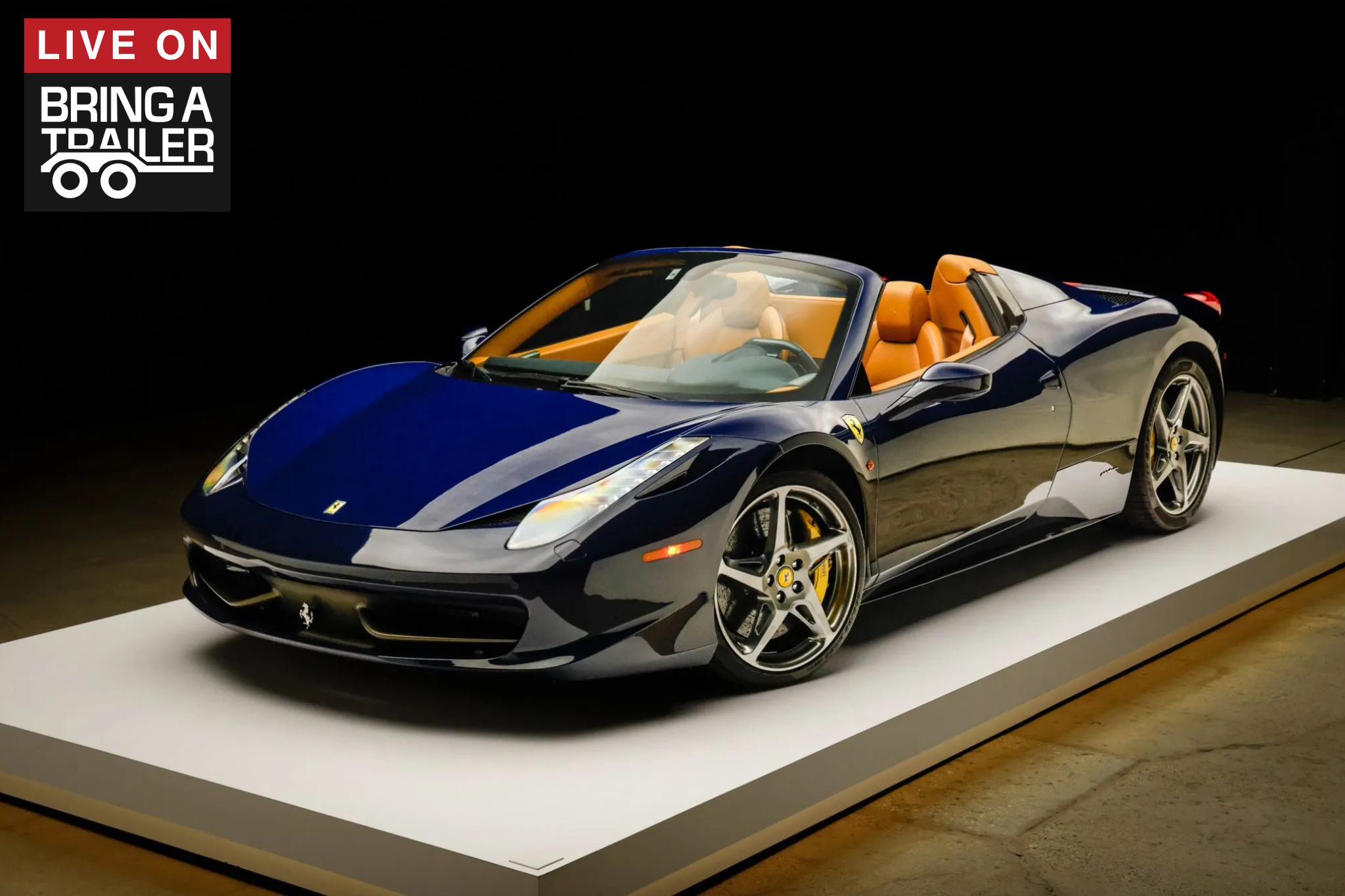 10k-Mile 2013 Ferrari 458 Spider