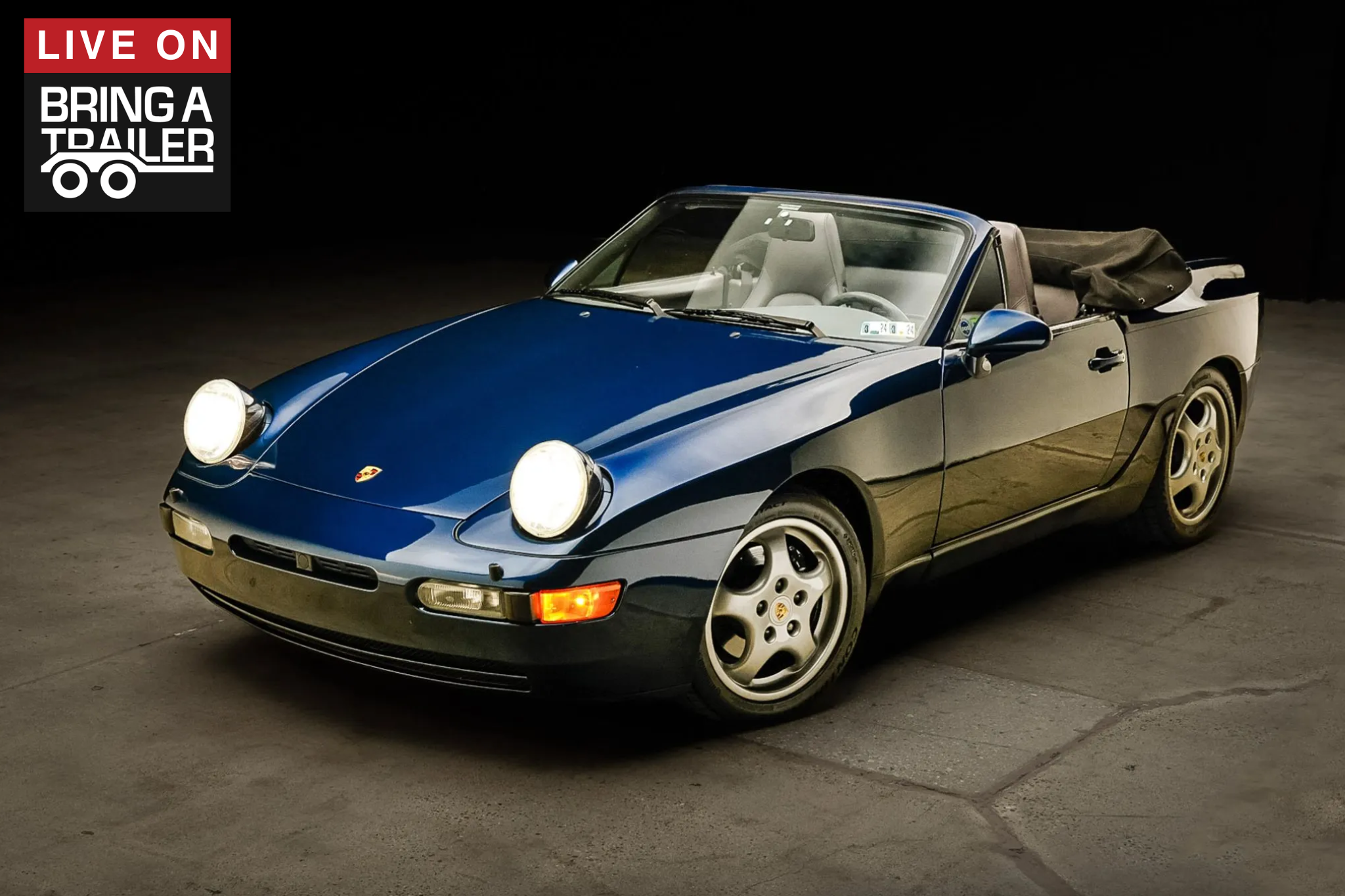 36k-Mile 1993 Porsche 968 Cabriolet 6-Speed