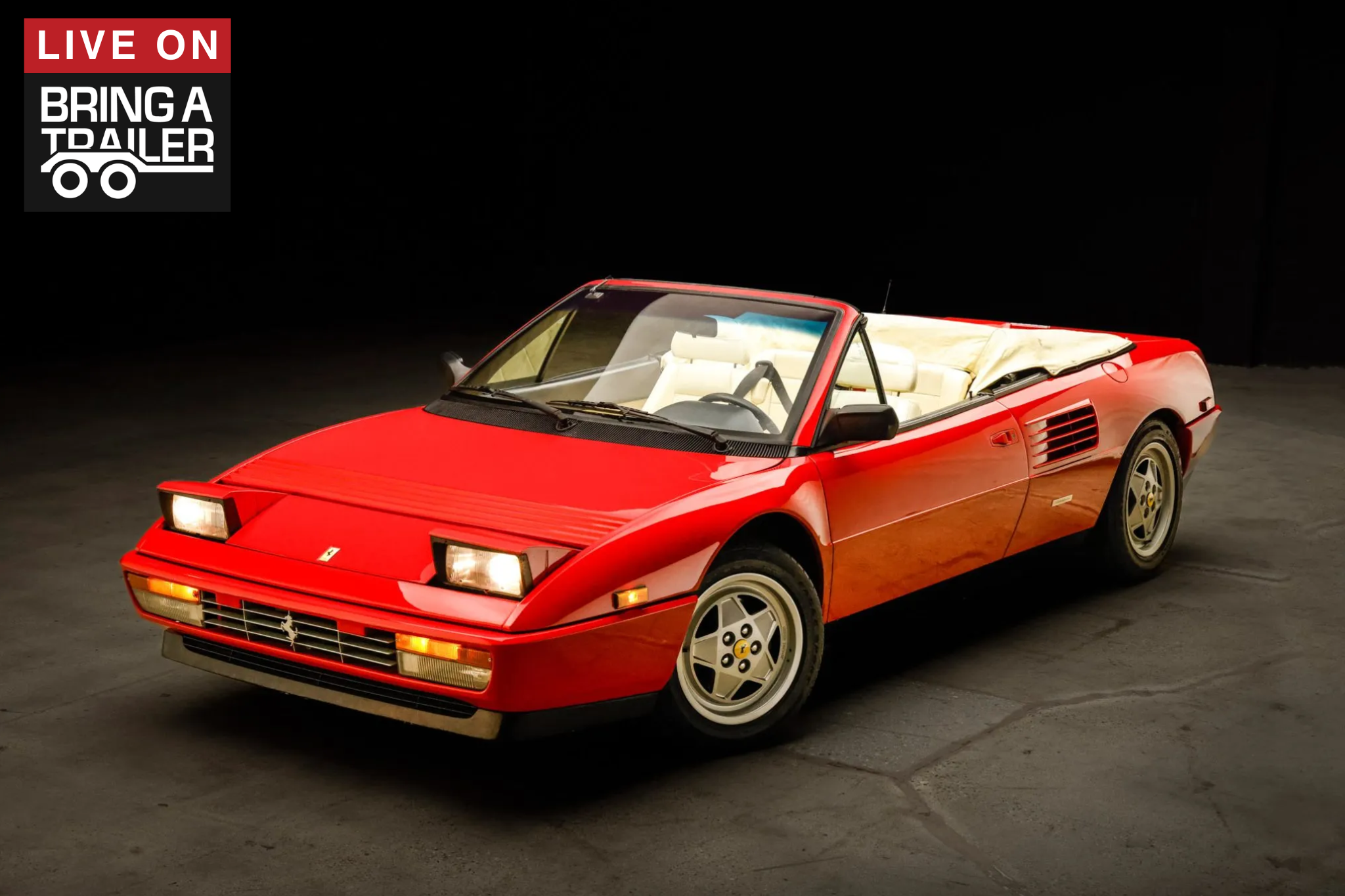 38k-Mile 1990 Ferrari Mondial T Cabriolet